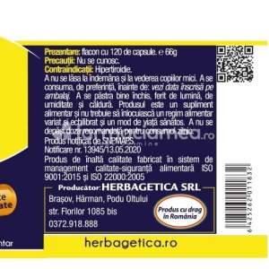 Herbagetica Iod Natural x 120cps veg  - Img 2