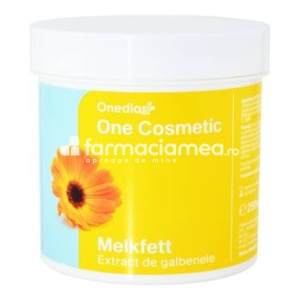 Melkfett One Cosmetic crema de galbenele, hidrateaza si regenereaza, 250ml, Onedia