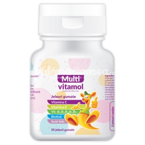 Multivitamol jeleuri 4+, 50 jeleuri gumate, Zdrovit