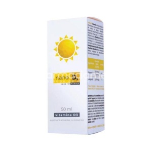 Nano D3 family, sustine imunitatea, 50 ml, Farma-Derma