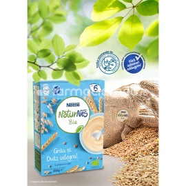 Nestle NaturNes Bio Cereale grau si ovaz integral, de la 6 luni, 250 g - Img 3