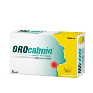 Orocalmin Aroma de Lamaie 3mg x 20pastile Zentiva RO
