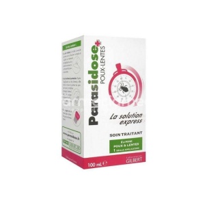 Parasidose expres 15min 100ml lotiune+pieptan+casca de par