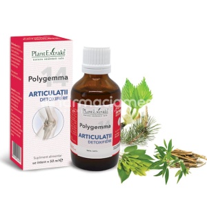 Polygemma 14 Articulatii Detoxifiere 50ml Plant E - Img 2