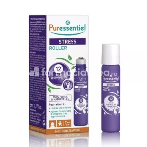 Puressentiel Rollon Antistres cu 12 Uleiuri Esentiale 5ml