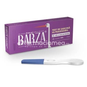 Test sarcina Barza stilou ultrasensibil + servetele intime