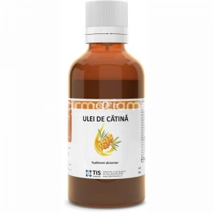 Ulei de catina Tisofit, tonic, antianemic, vitaminizant, sprijina sistemul imunitar al organismului si incetineste procesele de imbatranire, 50ml, Tis Farmaceutic