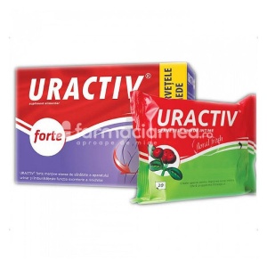 Uractiv Forte x 10cps+Servetele Intime Pachet Terapia