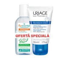 Uriage Bariederm crema maini, 50ml si Gel antibacterian cu 3 uleiuri esentiale, 80ml CADOU