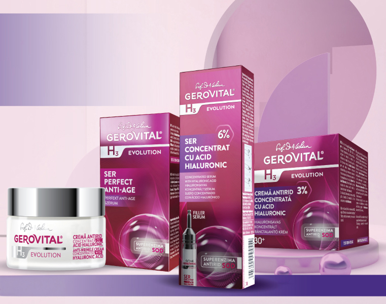 Gerovital H3 Evolution: soluții anti-aging pentru o piele cu adevărat longevivă