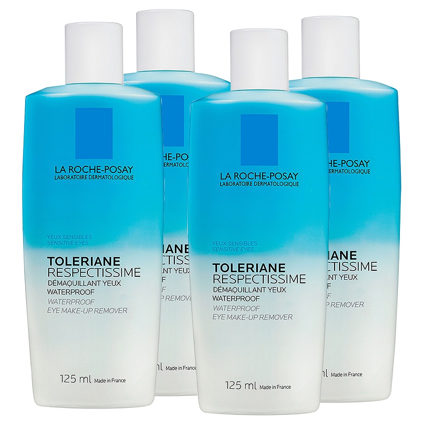 Pachet 3+1 La Roche-Posay Toleriane Respectissime Demachiant Waterproof 4x125ml
