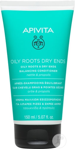 Apivita Balsam Reechilibrant Scalp Gras Și Vârfuri Uscate Tub 150ml - Img 1