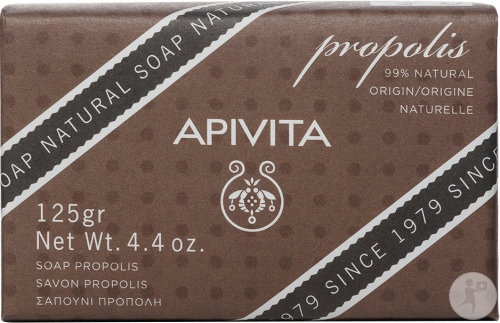 Apivita Săpun Natural Cu Extract Din Propolis Piele Grasă 125g - Img 1