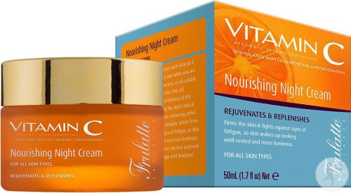 Arganicare Cremă De Noapte Hrănitoare Cu Vitamina C Pot 50ml - Img 1