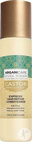 Arganicare Spray Descurcare A Părului Instantă Fără Clătire Cu Ulei De Ricin 250ml - Img 1