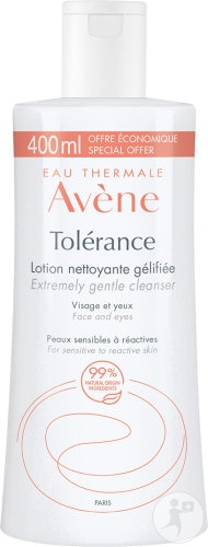 Avène Tolerance Loțiune Demachiantă Cu Textura De Gel Pentru Ten Și Ochi Sensibili 400ml - Img 1