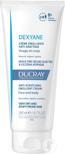 Ducray Dexyane Cremă Emolientă Anti‑Mâncărimi Pentru Piele Foarte Uscată/Atopică 200ml - Img 1