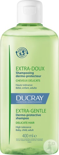 Ducray Extra-Gentle Șampon Dermo-Protector Pentru Păr Delicat 400ml - Img 1
