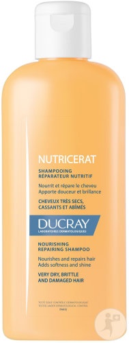 Ducray Nutricerat Șampon Reparator Și Nutritiv Pentru Păr Foarte Uscat, Fragil Și Deteriorat Flacon 200ml - Img 1