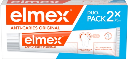Elmex Pastă De Dinți Anti-Carii Original 2x75ml - Img 1