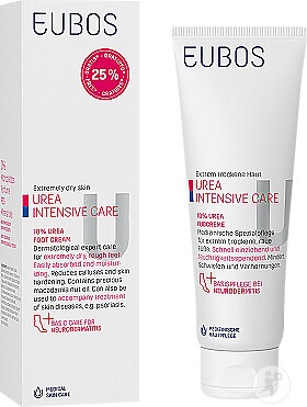 Eubos Urea Cremă Pentru Picioare Tub 125ml Promo +25% Gratuit - Img 1