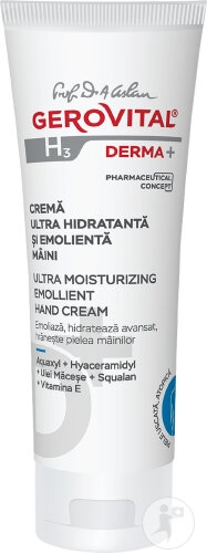 Gerovital H3 Derma+ Cremă Ultra Hidratantă Și Emolientă Mâini 100ml - Img 1
