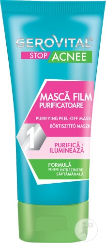 Gerovital Stop Acnee Mască Film Purificatoare 100ml - Img 1