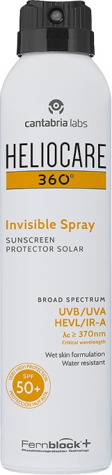 Heliocare 360° Invisible Spray SPF50+ Protecție Solară Waterproof Spray Pentru Corp 200ml - Img 1