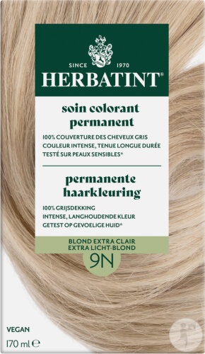 Herbatint Vopsea De Păr Permanentă 9N Blond Miere 1 Kit - Img 1