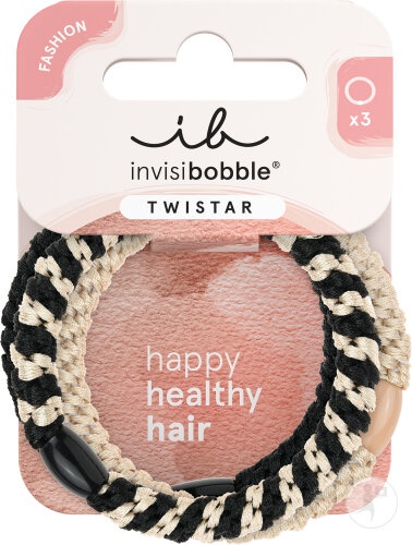 Invisibobble Twistar Blush Braids Elastice De Păr 3 Bucăți - Img 1