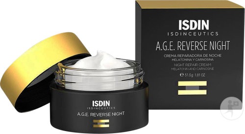 Isdin Isdinceutics A.G.E. Reverse Night Cremă De Noapte Borcan 50ml - Img 1