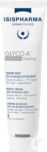 Isispharma Glyco-A Cremă Noapte Exfoliere 12% Acid Glicolic 30ml - Img 1