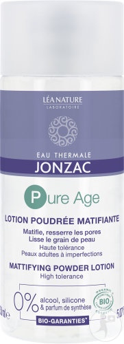 Jonzac Eau Thermale Pure Age Loțiune Pudră Matifiantă Bio 150ml - Img 1