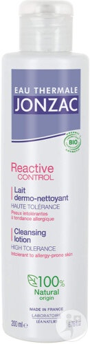 Jonzac Eau Thermale Reactive Control Lapte Dermo-Curățare Bio Piele Intolerantă Alergică 200ml - Img 1