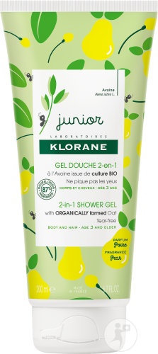 Klorane Junior Avoine Bio Gel De Duș 2in1 Corp &amp; Păr De La 3 Ani 200ml - Img 1