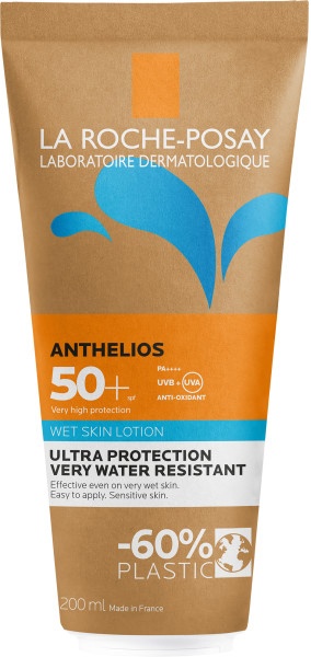 La Roche-Posay Anthelios WetSkin Loțiune SPF50+ Eco Conscious Tub 200ml - Img 1