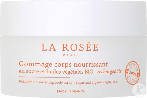 La Rosée Exfoliant Hrănitor Pentru Corp Cu Zahăr Și Uleiuri Vegetale Bio Reîncărcabil 200g - Img 1