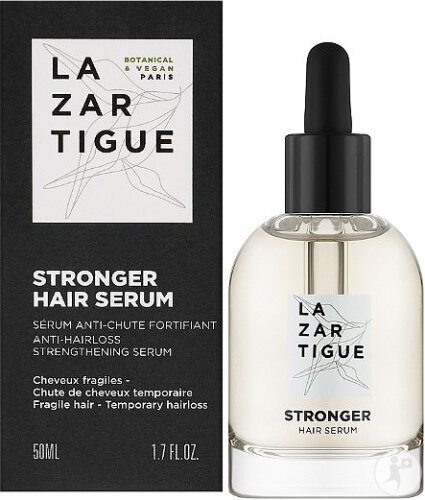 Lazartigue Stronger Hair Serum Ser Fortifiant Împotriva Căderii Părului Păr Fragil 50ml - Img 1