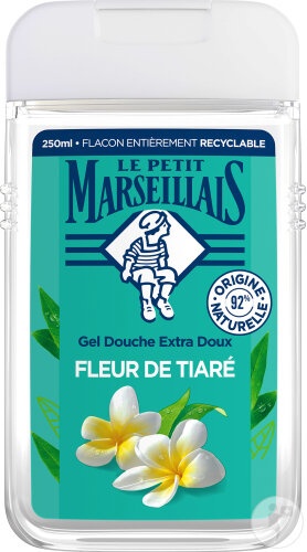 Le Petit Marseillais Gel De Duș Delicat Cu Floare De Tiare Recipient 250ml - Img 1