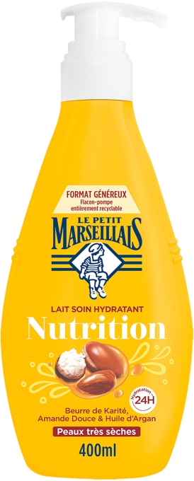 Le Petit Marseillais Nutrition Lapte De Îngrijire Hidratant 400ml - Img 1