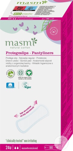 Masmi Absorbante Din Bumbac Organic Hipoalergenice, 30 De Bucăți - Img 1
