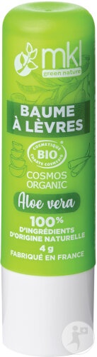 MKL Green Nature Balsam De Buze Organic Cu Aloe Vera Stick 4g - Img 1