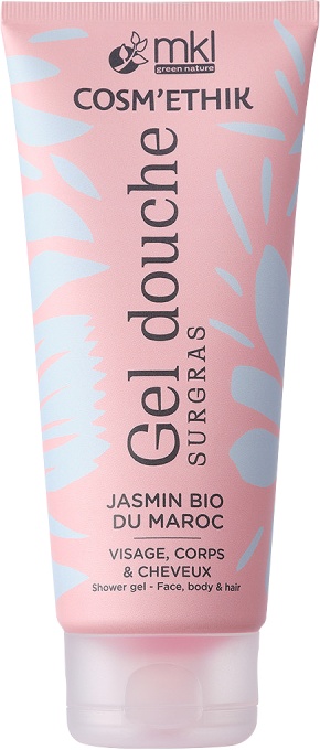 MKL Green Nature Cosm'Ethik Gel De Duș Rehidratant Iasomie Bio Din Maroc Față/Corp/Păr 200ml - Img 1