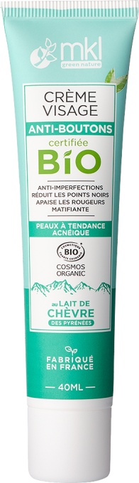 MKL Green Nature Cremă Facială Anti-Acnee Lapte De Capră Bio Tub 40ml - Img 1