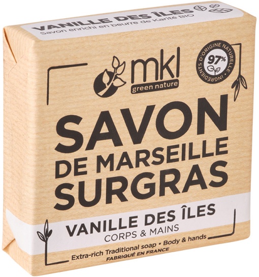 MKL Green Nature Săpun Solid Marseille Ultra Hrănitor Cu Vanille Bio 100g - Img 1