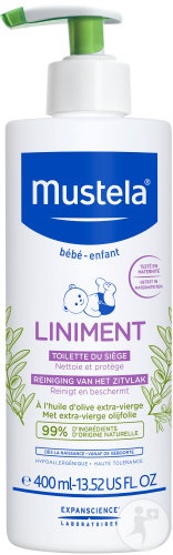 Mustela Bébé-Enfant Și Copii Loțiune Cremă Pentru Igiena Zonei Scutecului Flacon Cu Pompă 400ml - Img 1