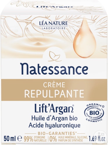 Natessance Bio Lift'Argan Cremă Repulpanta Cutie 50ml - Img 1