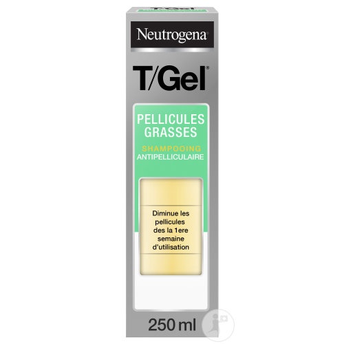 Neutrogena T/Gel Șampon Anti-Mătreață Mătreața Uleioasă 250ml - Img 1