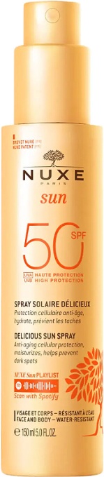 Nuxe Sun Spray Solar Delicios SPF50 Față Și Corp 150ml - Img 1