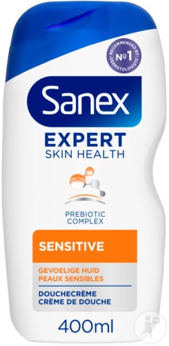 Sanex Expert Skin Health Gel Duș Piele Sensibilă Flacon 400ml - Img 1